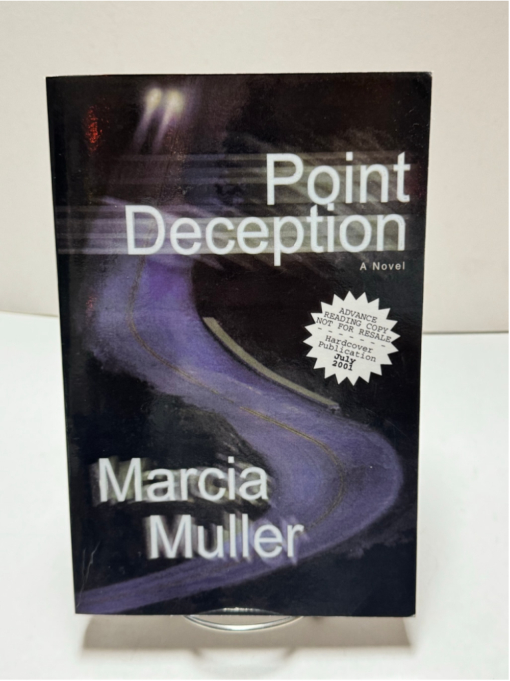 Point Deception by Marcia Muller (Advance Reading Copy, 2001, Paperback)